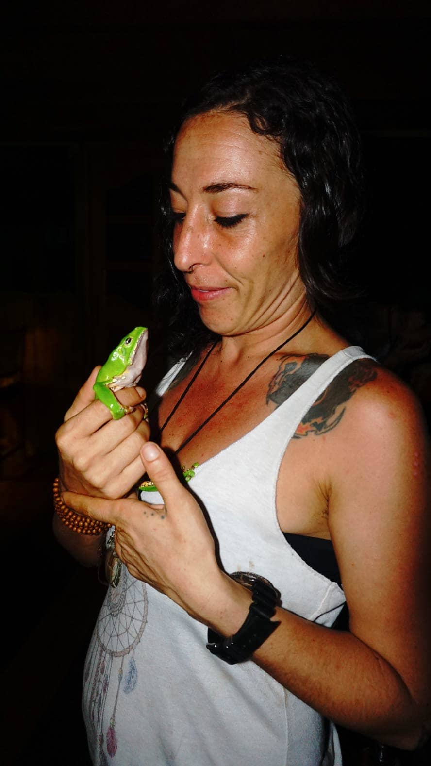 kambo frog and cristina muñoz