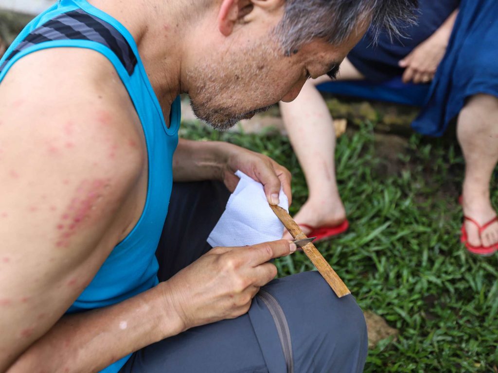 Preparing Kambo Medicine For Ceremony Rainforest Healing Center